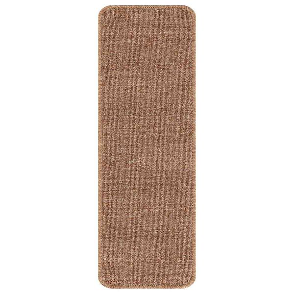 vidaXL Tapetes Antiderrapantes para Escadas 15 pcs Amarelo 60 x 25 cm