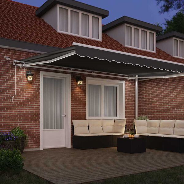 vidaXL Estrutura de Toldo Branco 400 &times; 300 cm Alum&iacute;nio