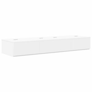 vidaXL Mesa de Est&uacute;dio Branco 110 x 40 x 19,5 cm Derivados de Madeira