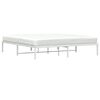 vidaXL Estrutura de cama 180x200 cm metal branco