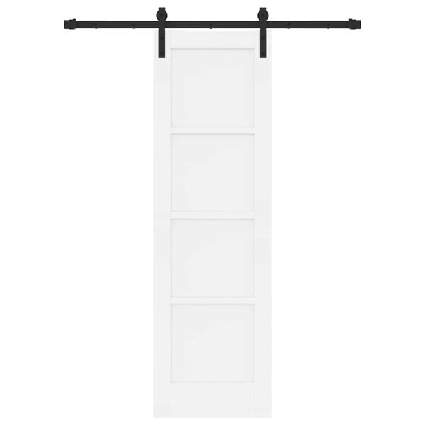 vidaXL Porta Deslizante Branco 61 x 198,5 cm