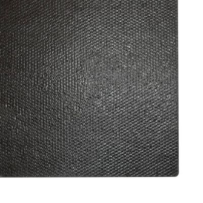vidaXL Tapetes porta 2 pcs 40x60 cm fibra coco tufada preto