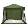 vidaXL Conjunto de Tenda de Camping 2 unid. 6 pessoa Verde