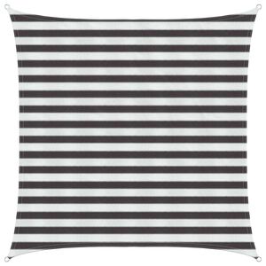 vidaXL Vela de Sombra Antracite e Branco 2 x 2 m HDPE