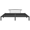 vidaXL Estrutura de cama 180x200 cm metal preto