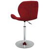 vidaXL Cadeiras de jantar girat&oacute;rias 2 pcs veludo vermelho tinto