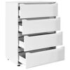 vidaXL Gabinetes de Armazenamento 2 pcs Branco Brilhante