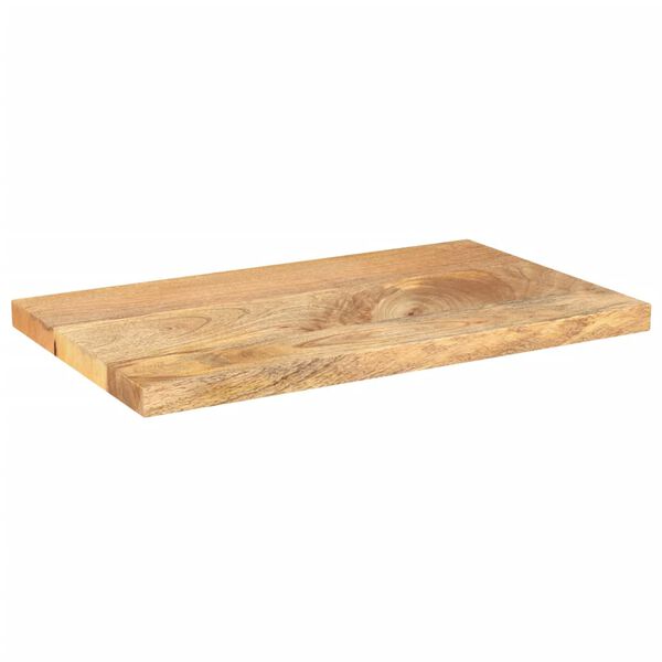 vidaXL Tampo de mesa retangular 60x30x3,8 cm mangueira maci&ccedil;a