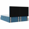 vidaXL Cama com Armazenamento Azul Escuro 180 x 200 cm Veludo