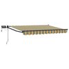 vidaXL Toldo retr&aacute;til manual com LEDs 3,5 x 2,5 m