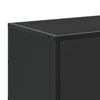 vidaXL Móvel para TV 100x35x41 cm derivados de madeira/metal preto
