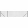 vidaXL Cerca de malha de arame com flange 2,2x10 m antracite