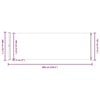 vidaXL Toldo lateral retr&aacute;til para p&aacute;tio 200x600 cm cor creme