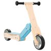vidaXL Trotinete para crian&ccedil;a 2 em 1 azul-claro