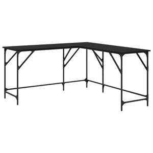 vidaXL Mesa Carvalho Preto Derivados de Madeira 149 x 149 x 75 cm