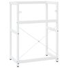 vidaXL Estrutura p/ lavatório casa de banho ferro 59x38x83 cm branco