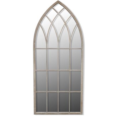 vidaXL Espelho jardim gótico arqueado 50x115cm uso interior/exterior