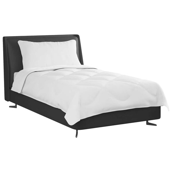 vidaXL Edred&atilde;o com travesseiro 2 pcs Branco Microfibra