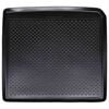 vidaXL Tapete de Porta-Malas Preto Borracha