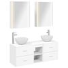 vidaXL Conjunto de M&oacute;veis para Banheiro 5 unid. Branco