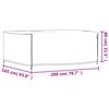 vidaXL Capas p/ mob&iacute;lia de jardim 2 pcs 200x165x80 cm 420D oxford