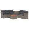 vidaXL Conjunto de Sof&aacute;s 8 unid. Cinza e Cinza Escuro