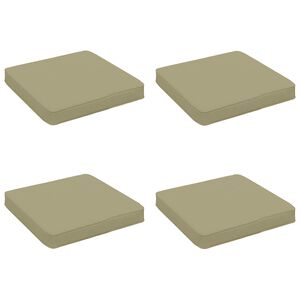 vidaXL Almofadas de Assento de 4 Pe&ccedil;as VUGHT 4 pcs 100% Poli&eacute;ster
