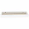 vidaXL Prateleiras parede Loggia 2 pcs 40x15x4cm MDF carvalho e branco