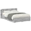vidaXL Estrutura de Cama com Armazenamento Sonoma cinzento