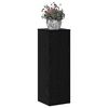 vidaXL Suporte para Plantas Carvalho Preto 33 x 33 x 100 cm