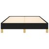 vidaXL Estrutura de cama sem colch&atilde;o preto 120x190 cm tecido