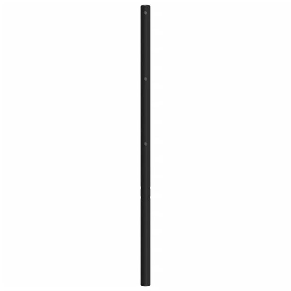 vidaXL Cabeceira de substitui&ccedil;&atilde;o 90 cm metal preto