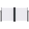 vidaXL Toldo lateral retr&aacute;til 120x1000 cm branco