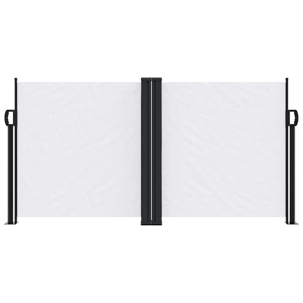 vidaXL Toldo lateral retr&aacute;til 120x1000 cm branco