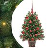 vidaXL &Aacute;rvore de Natal Artificial com 150 LEDs Verde 75 cm PE e PVC