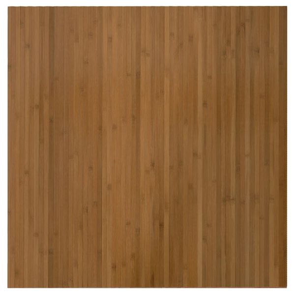 vidaXL Tapete retangular 100x100 cm bambu castanho