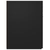 vidaXL Armário boticário 20x45,5x60 cm derivados de madeira preto