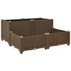 vidaXL Canteiro elevado 80x80x38 cm polipropileno
