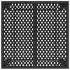 vidaXL Mesa de jardim 80x80x72 cm aço antracite