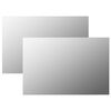 vidaXL Espelhos de parede 2 pcs 60x40 cm vidro retangular