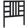 vidaXL Cabeceira de cama 96x4x100 cm pinho maci&ccedil;o preto