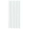 vidaXL Cortina de Voile 2 pcs Branco 245 x 140 cm Poliéster