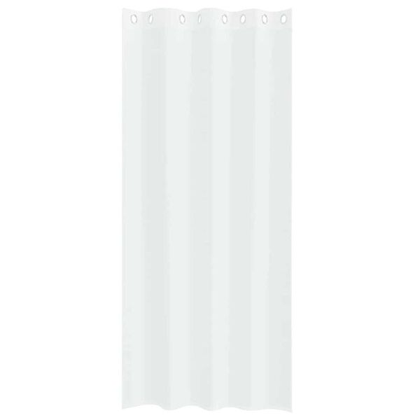 vidaXL Cortina de Voile 2 pcs Branco 245 x 140 cm Poliéster
