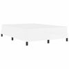 vidaXL Estrutura da Cama com colch&atilde;o Branco Puro 160 x 200 cm tecido