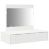 vidaXL Mesa de vestir Branco 83 x 40 x 70 cm Derivados de Madeira