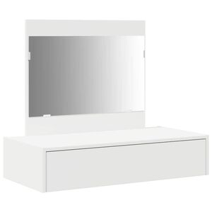 vidaXL Mesa de vestir Branco 83 x 40 x 70 cm Derivados de Madeira
