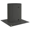 vidaXL &Acirc;ncora de Solo Redonda 12 pcs Antracite 18 x 18 x 15 cm Metal