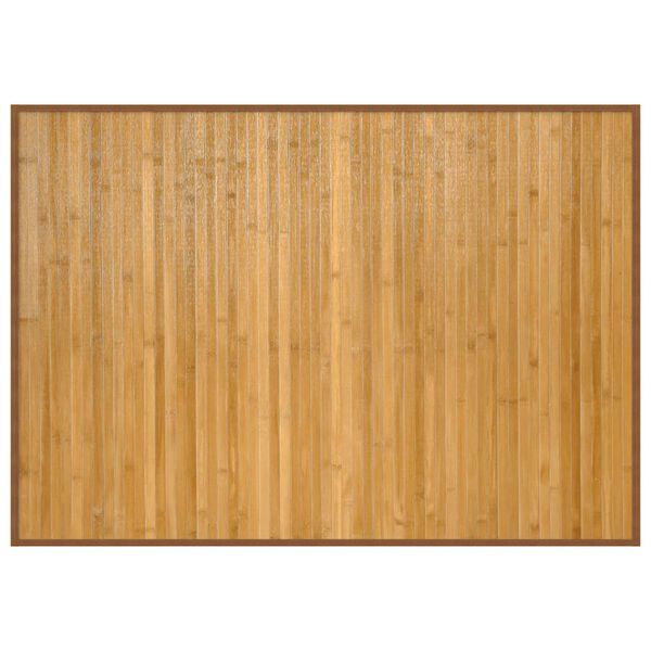 vidaXL Tapete retangular 70x100 cm bambu cor natural