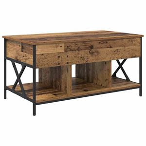 vidaXL Mesa de centro Madeira Antiga 100 x 55 x 48.5 cm