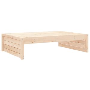 vidaXL Apoio de p&eacute;s para jardim 120x80 cm pinho maci&ccedil;o